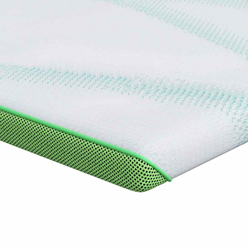 Nakładka na materac Biały i zielony 120 x 200 cm