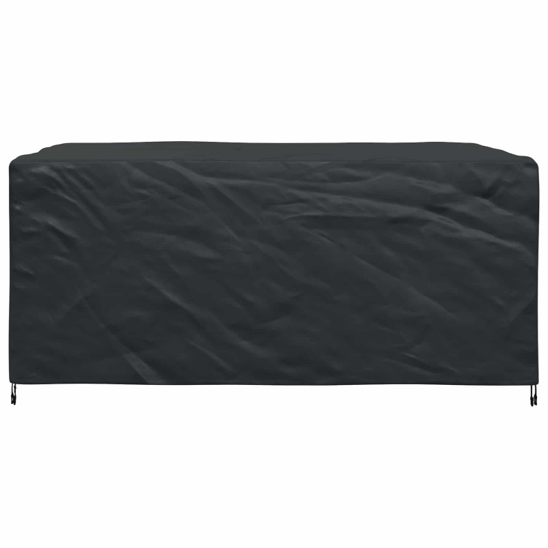 Pokrowiec na meble Gładki Czarny 240 x 180 x 100 cm 210D