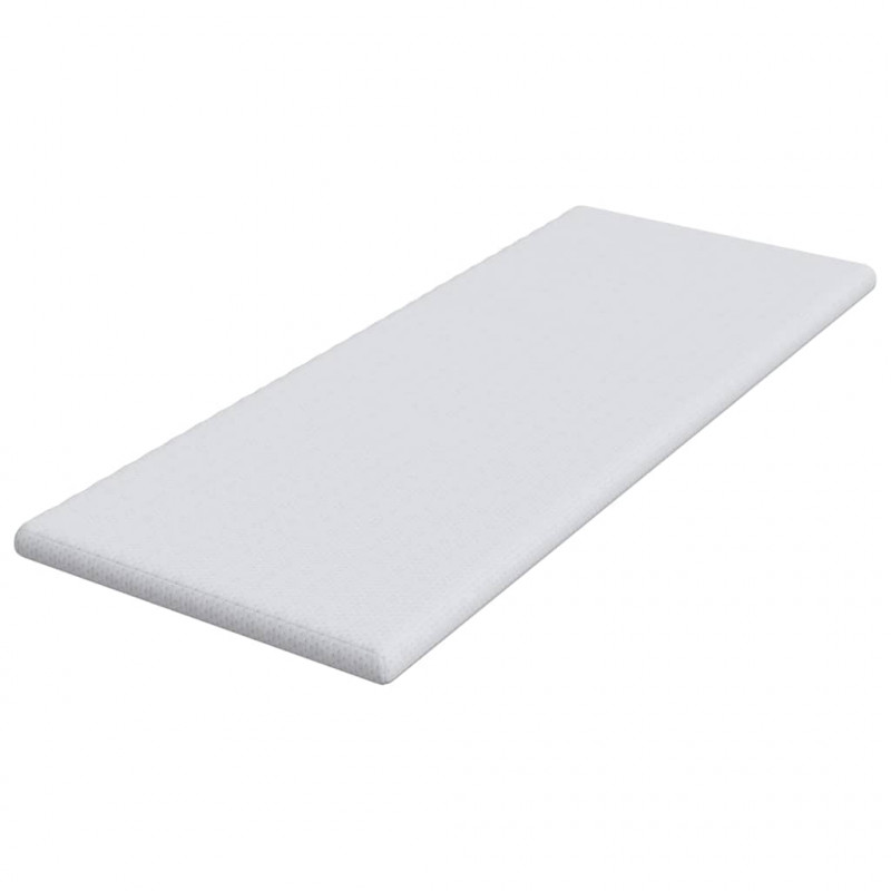 Nakładka na materac Biały 80 x 200 cm Tkanina jacquard