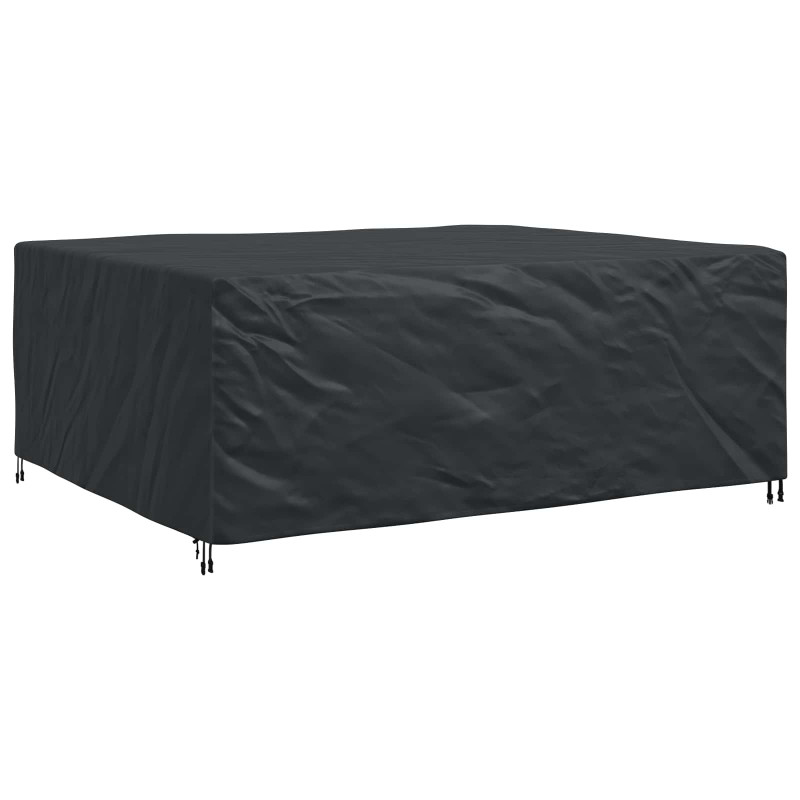 Pokrowiec na meble Gładki Czarny 250 x 210 x 70 cm 420D