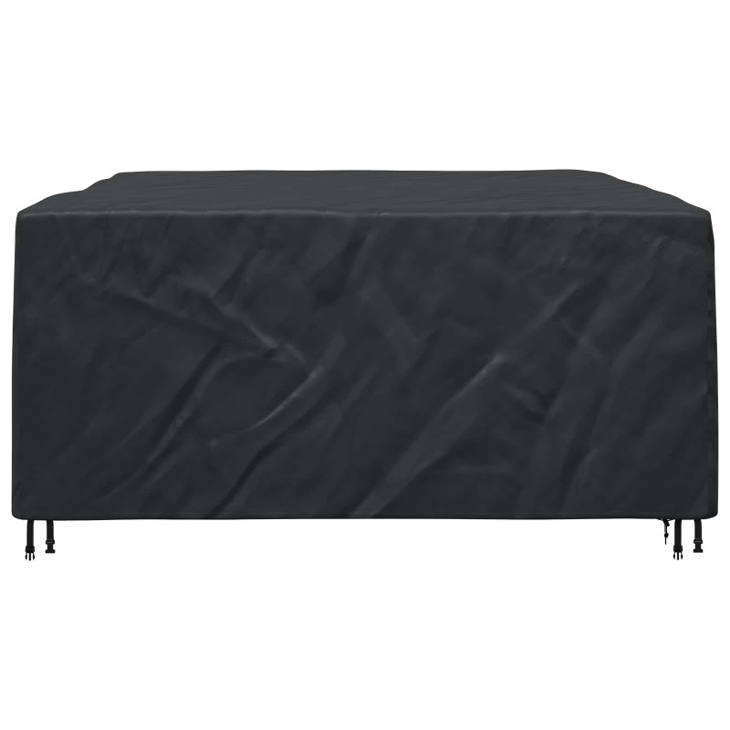 Pokrowiec na meble Gładki Czarny 250 x 210 x 70 cm 420D