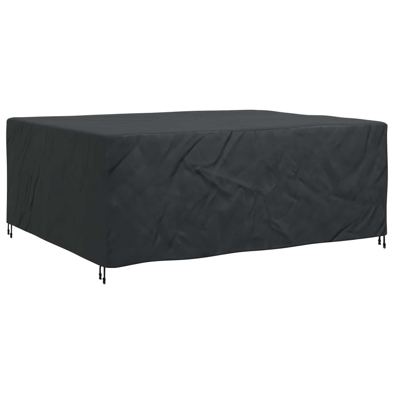 Pokrowiec na meble Gładki Czarny 250 x 210 x 70 cm 600D