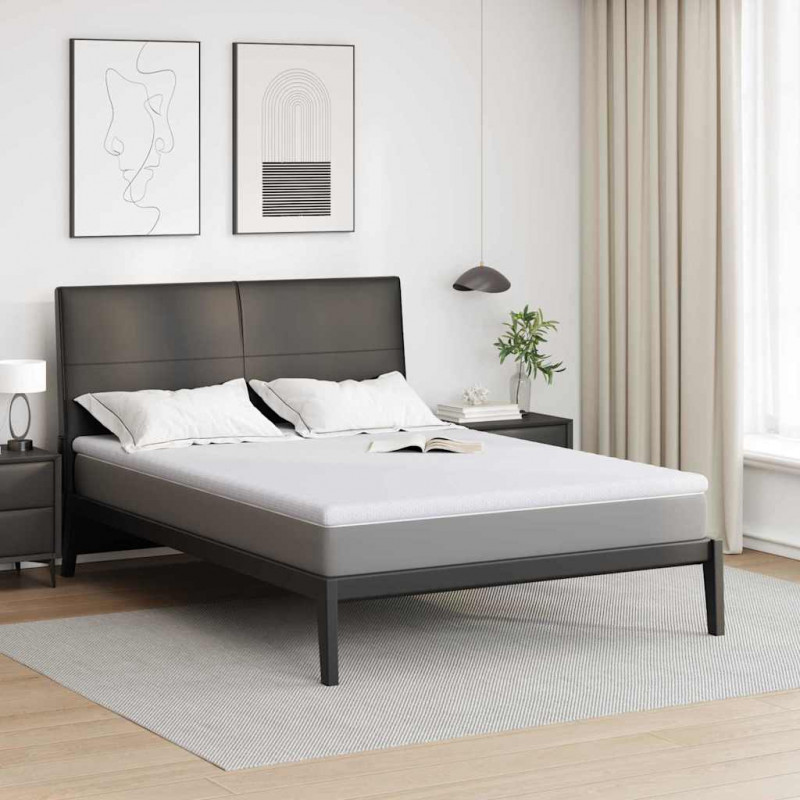 Nakładka na materac Biały 140 x 190 cm Tkanina jacquard