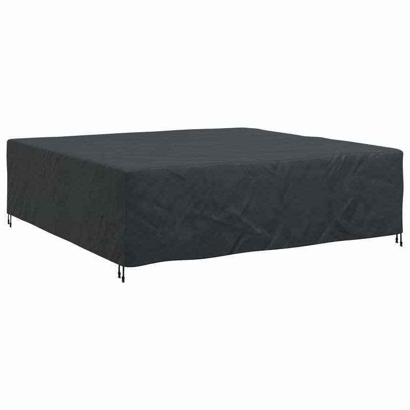 Pokrowiec na meble Gładki Czarny 260 x 260 x 70 cm 210D