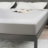 Nakładka na materac Biały 200 x 200 cm Tkanina jacquard