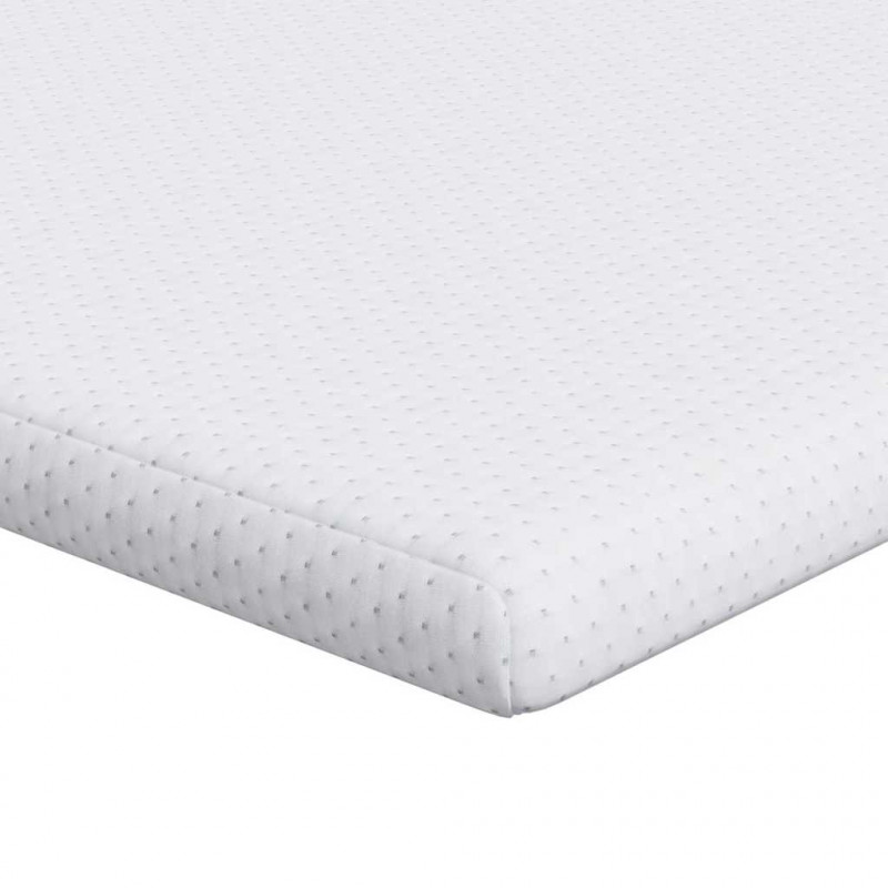Nakładka na materac Biały 90 x 190 cm Tkanina jacquard