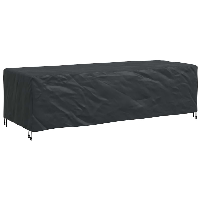 Pokrowiec na meble Gładki Czarny 270 x 110 x 70 cm 210D