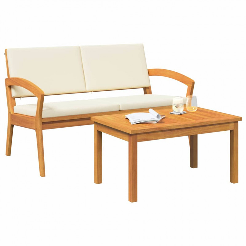 Zestaw bistro 2 pcs Olej Naturalny Lite Drewno Akacji