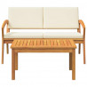 Zestaw bistro 2 pcs Olej Naturalny Lite Drewno Akacji
