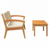 Zestaw bistro 2 pcs Olej Naturalny Lite Drewno Akacji