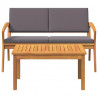 Zestaw bistro 2 pcs Olej Naturalny Lite Drewno Akacji