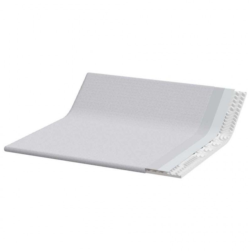Nakładka na materac Biały 200 x 200 cm Tkanina jacquard