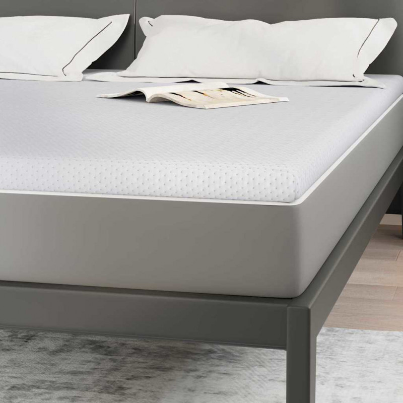 Nakładka na materac Biały 200 x 200 cm Tkanina jacquard