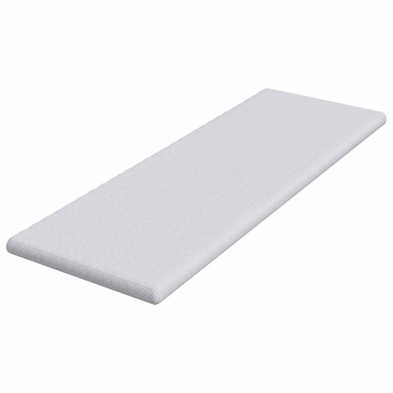 Nakładka na materac Biały 80 x 200 cm Tkanina jacquard