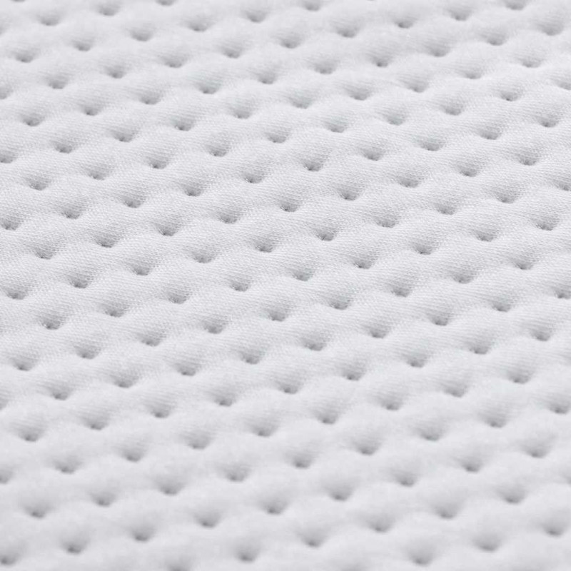 Nakładka na materac Biały 100 x 200 cm Tkanina jacquard