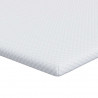 Nakładka na materac Biały 70 x 200 cm Tkanina jacquard