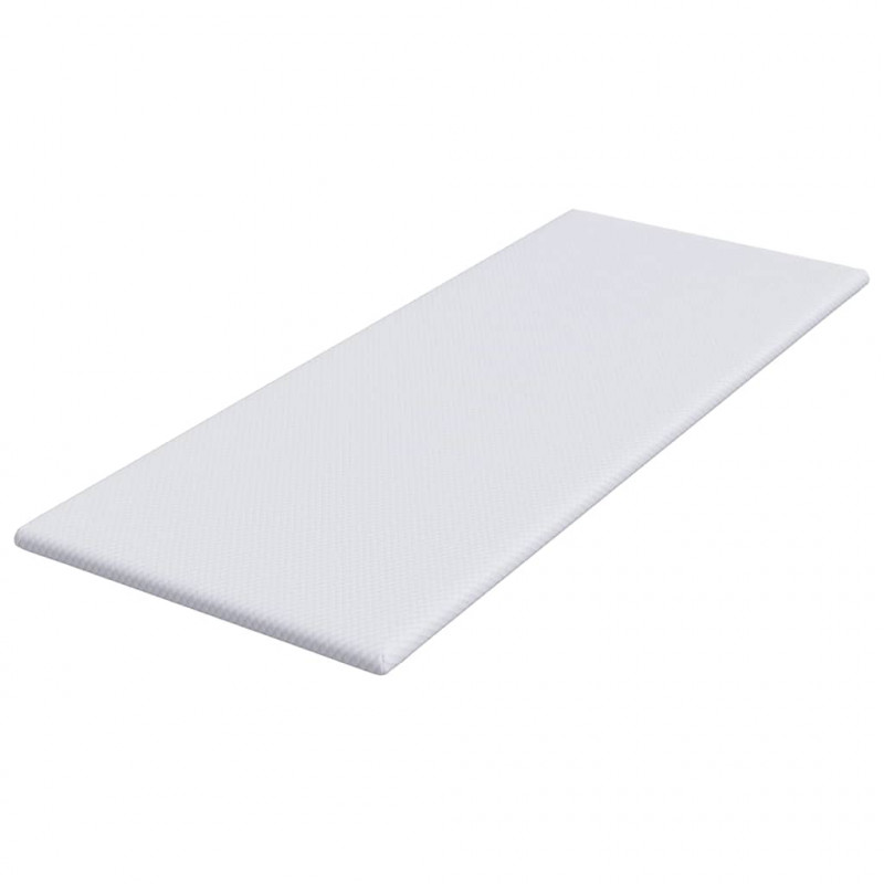 Nakładka na materac Biały 80 x 200 cm Tkanina jacquard
