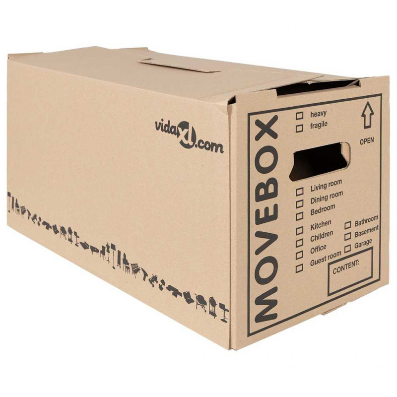 Skrzynka przeprowadzka 20 pcs Naturalny 59 x 31,5 x 31,5 cm