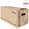Skrzynka przeprowadzka 20 pcs Naturalny 59 x 31,5 x 31,5 cm