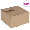 Pudełko składane 50 pcs Naturalny 15 x 15 x 8 cm Tektura