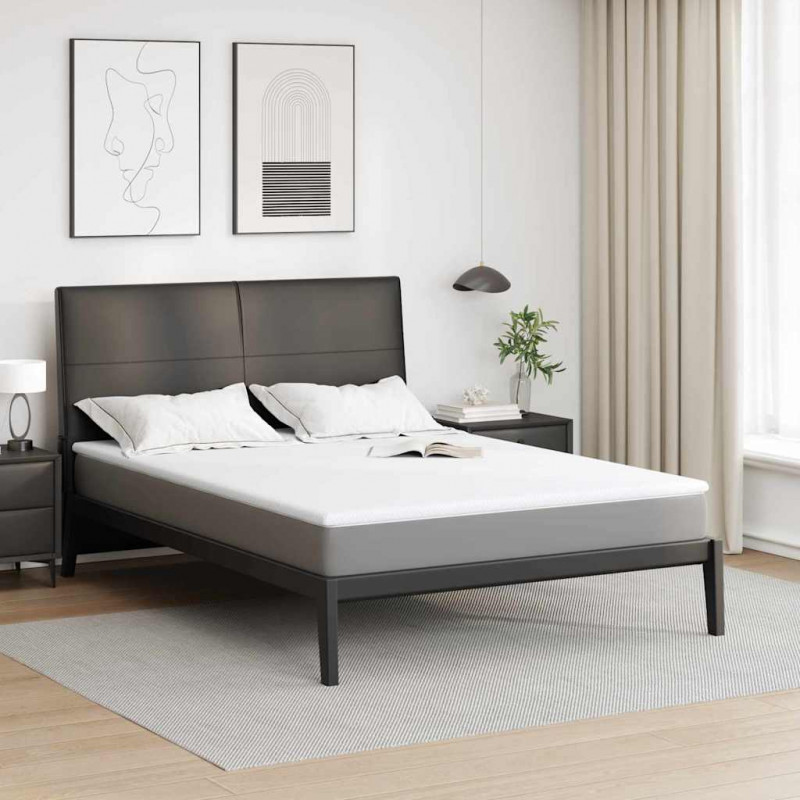 Nakładka na materac Biały 140 x 200 cm Tkanina jacquard