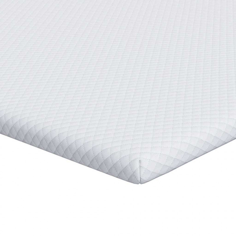 Nakładka na materac Biały 140 x 200 cm Tkanina jacquard