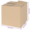 Pudełko składane 50 pcs Naturalny 20 x 20 x 20 cm Tektura