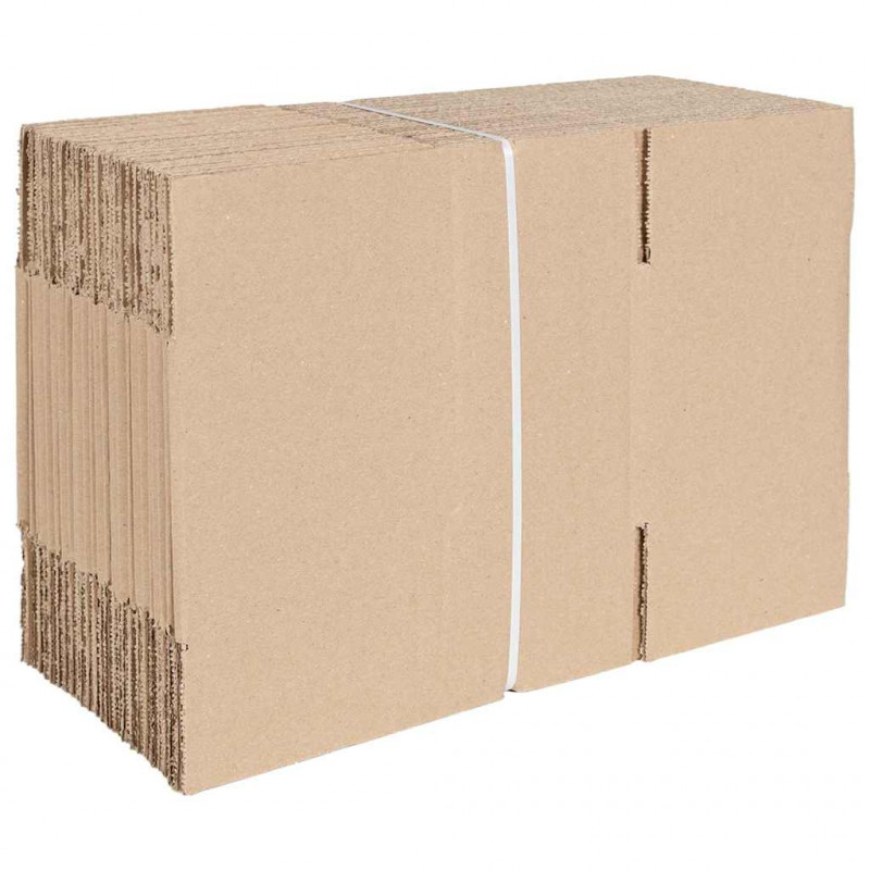 Pudełko składane 50 pcs Naturalny 24 x 13 x 13 cm Tektura