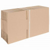Pudełko składane 50 pcs Naturalny 25 x 17,5 x 10 cm Tektura