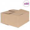 Pudełko składane 50 pcs Naturalny 30 x 30 x 15 cm Tektura