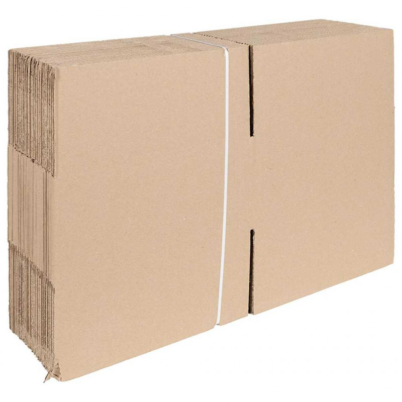 Pudełko składane 50 pcs Naturalny 30 x 30 x 15 cm Tektura
