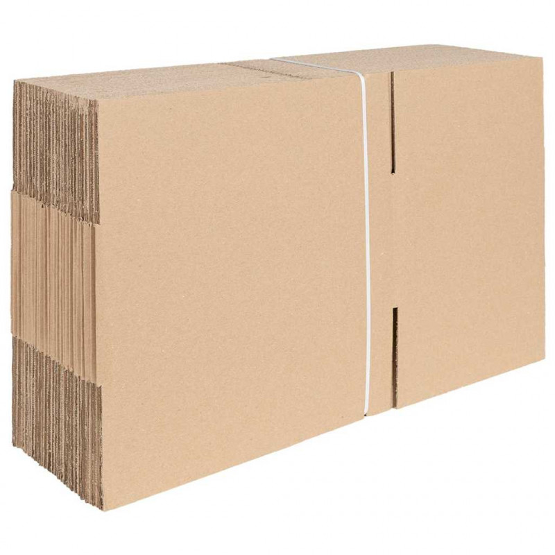 Pudełko składane 50 pcs Naturalny 35 x 24 x 15 cm Tektura