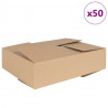 Pudełko składane 50 pcs Naturalny 40 x 30 x 10 cm Tektura