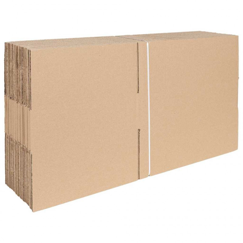 Pudełko składane 50 pcs Naturalny 40 x 30 x 10 cm Tektura