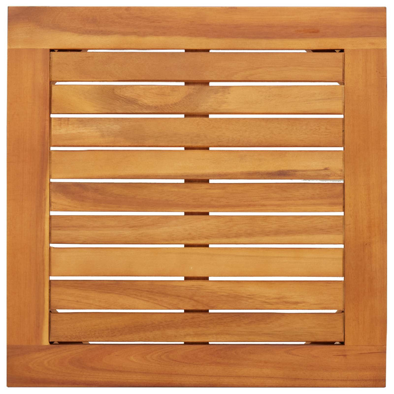 Zestaw Sof na Ogród 3 pcs Kremowa biel Lite Drewno Akacji