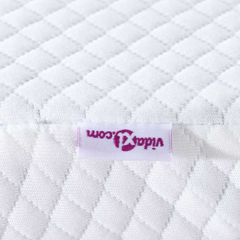 Nakładka na materac Biały 90 x 200 cm Tkanina jacquard