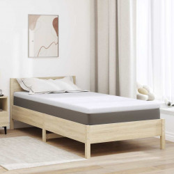 Nakładka na materac Biały 100 x 200 cm Tkanina jacquard