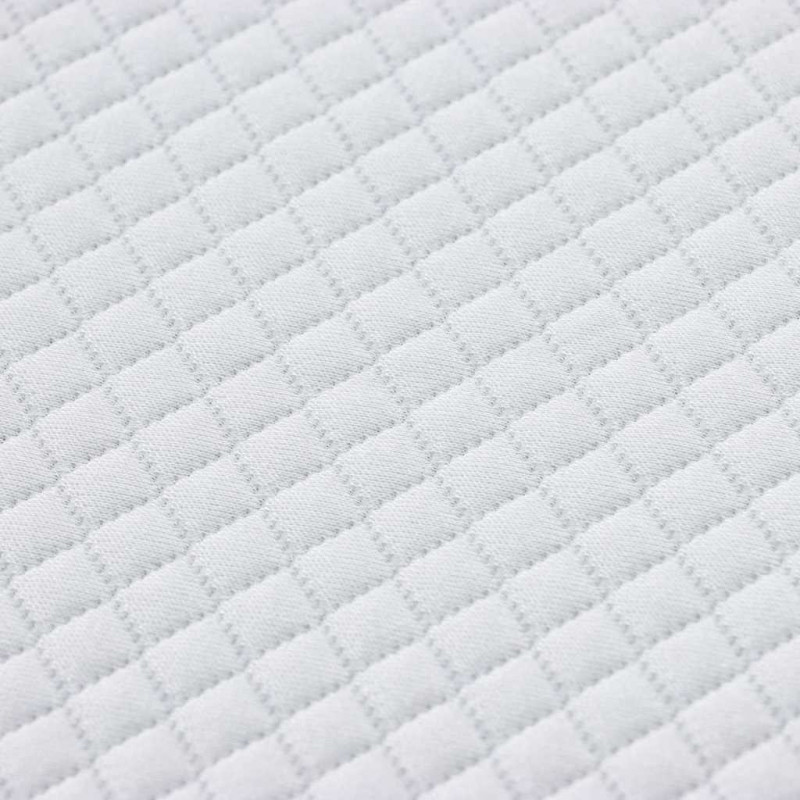 Nakładka na materac Biały 100 x 200 cm Tkanina jacquard