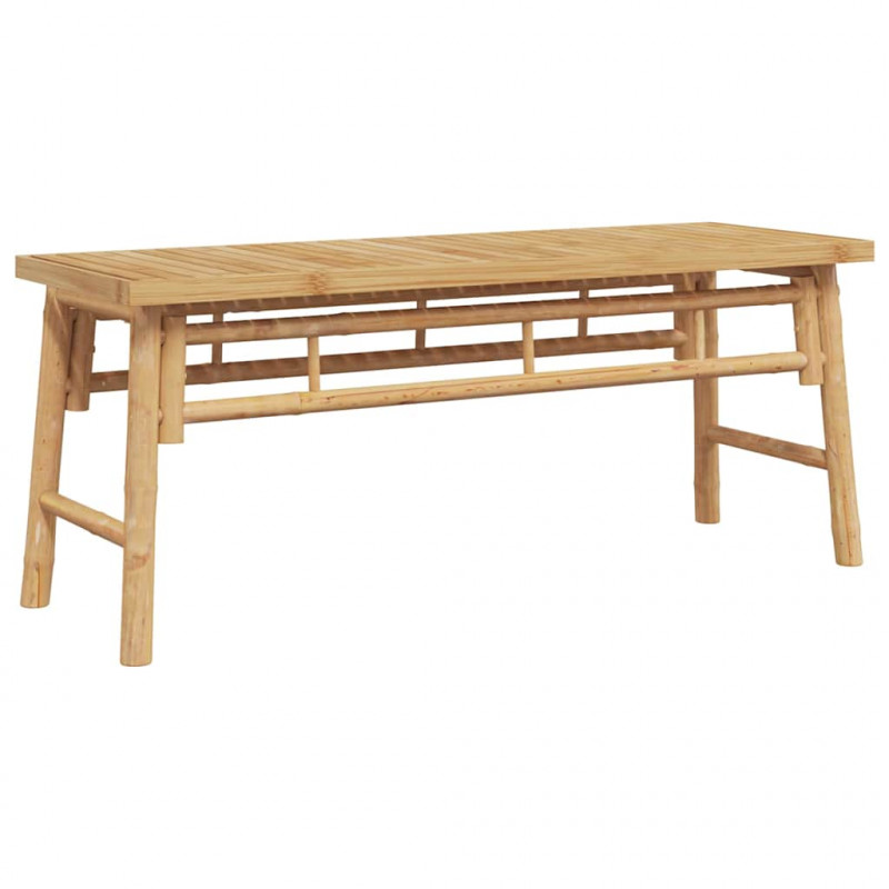ławka Brązowy 110 x 38 x 45 cm Bambus