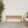 ławka Brązowy 110 x 38 x 45 cm Bambus