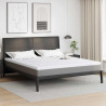 Nakładka na materac Biały 180 x 200 cm Tkanina jacquard