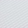 Nakładka na materac Biały 180 x 200 cm Tkanina jacquard