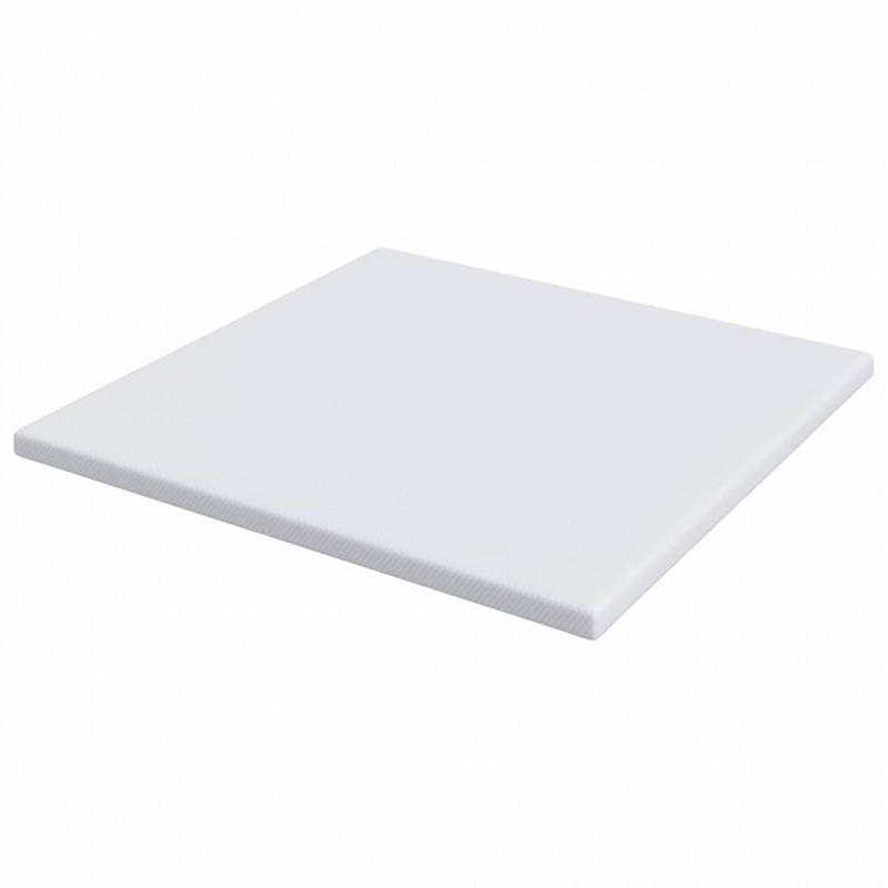 Nakładka na materac Biały 200 x 200 x 5 cm Tkanina jacquard