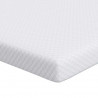 Nakładka na materac Biały 70 x 200 cm Tkanina jacquard