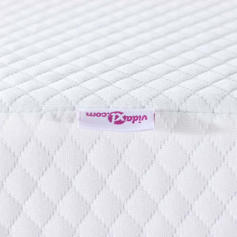 Nakładka na materac Biały 70 x 200 cm Tkanina jacquard