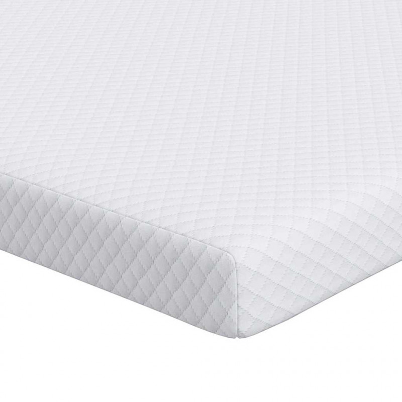 Nakładka na materac Biały 80 x 200 cm Tkanina jacquard