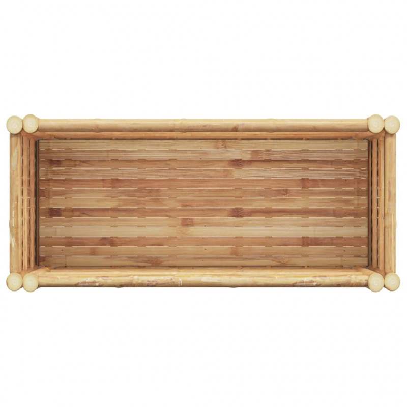 Podniesiony grządka Brązowy 70 x 35 x 70 cm Bambus