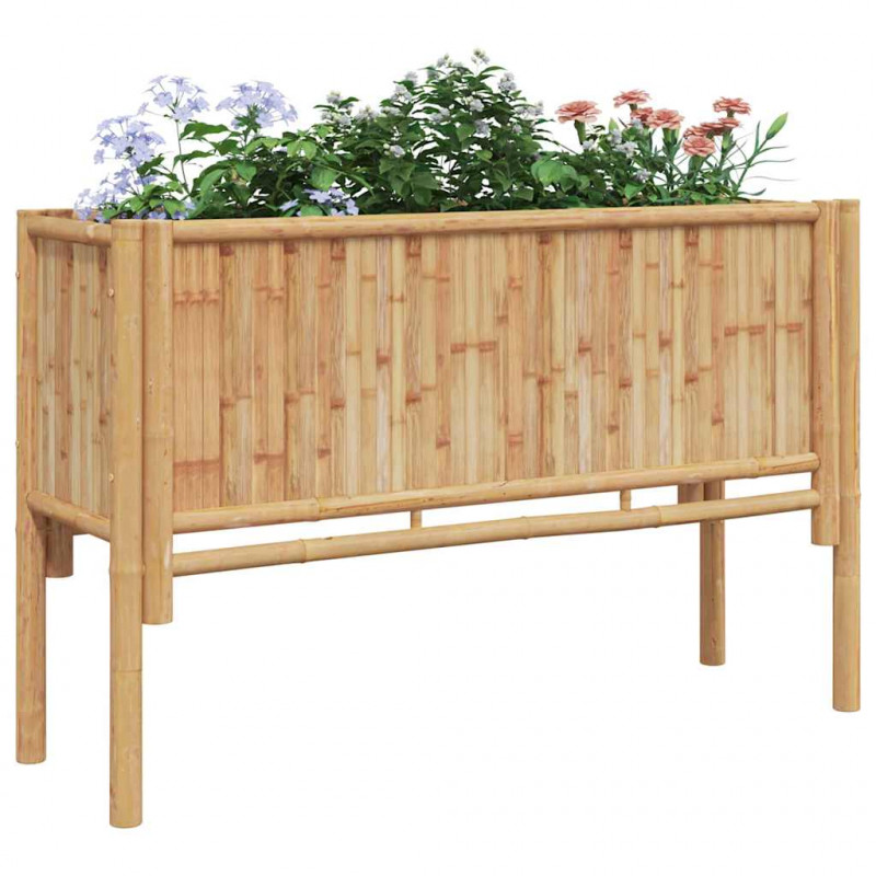 Podniesiony grządka Brązowy 110 x 35 x 70 cm Bambus