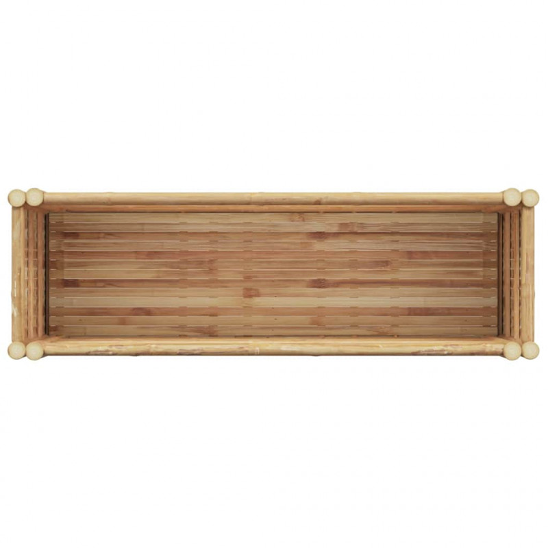 Podniesiony grządka Brązowy 110 x 35 x 70 cm Bambus