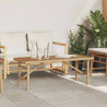 Stolik kawowy Brązowy 110 x 50 x 43 cm Bambus